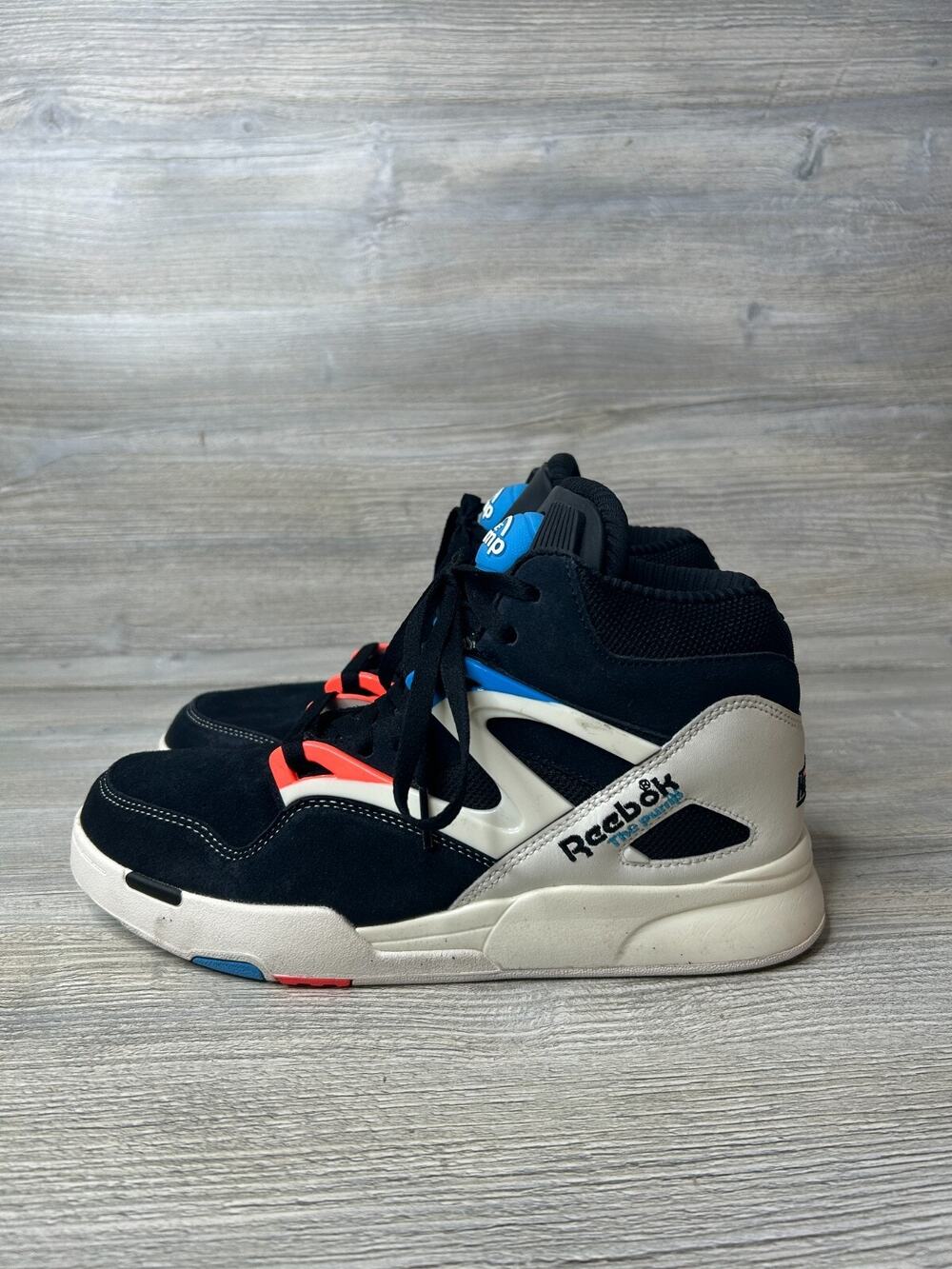 Reebok the Pump HexaLite Black Suede 1Y3501 Mens Size US 8